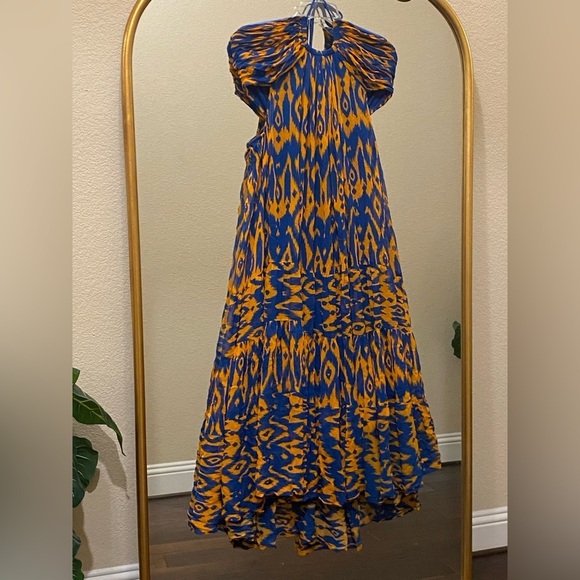 Verb by Pallavi Singhee Halter Cut-Out Midi Dress Resort Wear Size L - Picture 8 of 15